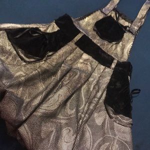 Overall cup lace dress - kids/junior